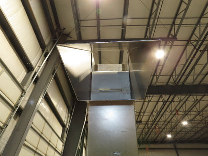 Marin G&C Bottle Cap Elevator Stainless Hopper 8" Incline Conveyor 2-15 FPM 480V