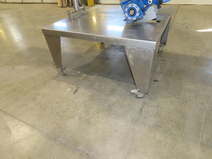 Marin G&C Bottle Cap Elevator Stainless Hopper 8" Incline Conveyor 2-15 FPM 480V
