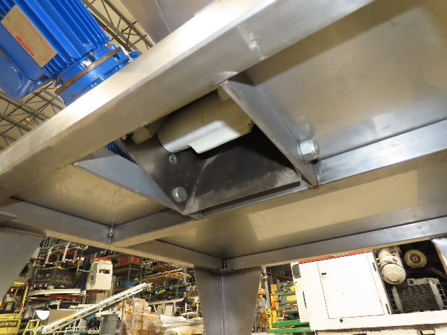 Marin G&C Bottle Cap Elevator Stainless Hopper 8" Incline Conveyor 2-15 FPM 480V