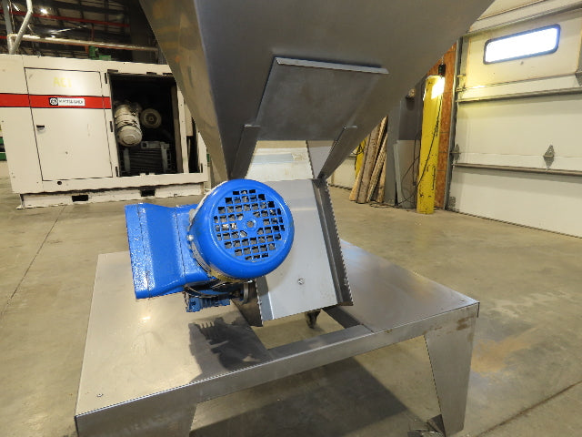 Marin G&C Bottle Cap Elevator Stainless Hopper 8" Incline Conveyor 2-15 FPM 480V