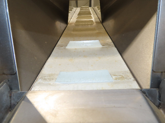 Marin G&C Bottle Cap Elevator Stainless Hopper 8" Incline Conveyor 2-15 FPM 480V