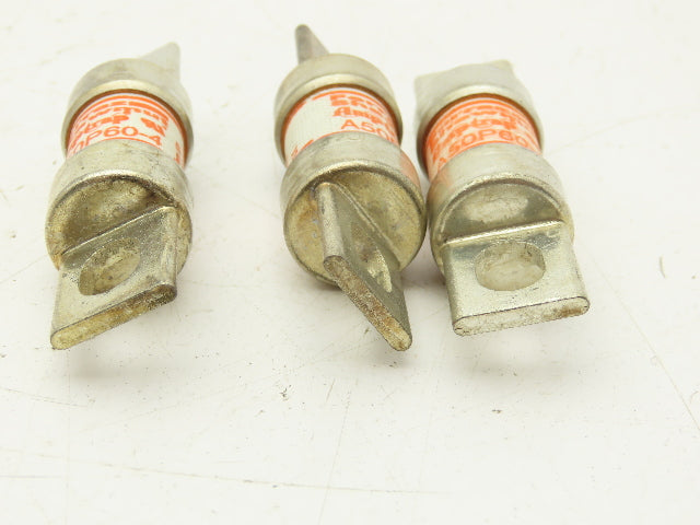 Ferraz Shawmut A50P60-4 Amp-Trap Fuse 60A 500V  Lot of 3