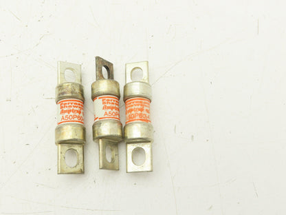 Ferraz Shawmut A50P60-4 Amp-Trap Fuse 60A 500V  Lot of 3