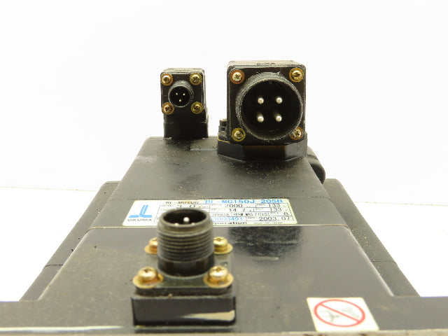 Okuma BL-MC150J-20SB AC Servo Motor 3kW 2000 RPM 133V 3PH Encoder ER-JF-7200D
