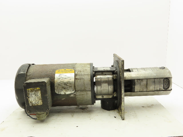 Grundfos CRK4-30 UWA-AUUV Immersion Coolant Pump 22GPM Baldor 1.5Hp 230/460V 3PH