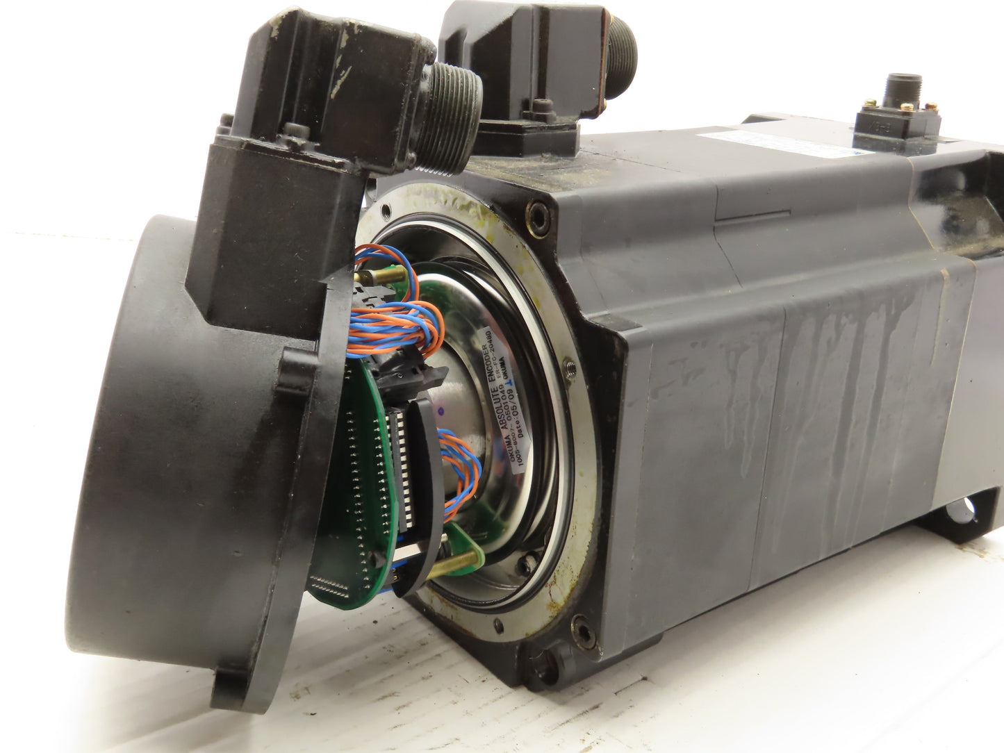 Okuma BL-MC200E-12SB AC Servo Motor 2.4kW 1200 RPM 141V 3PH Encoder ER-FC-2048D