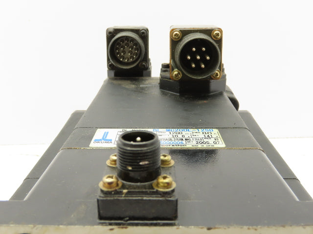 Okuma BL-MC200E-12SB AC Servo Motor 2.4kW 1200 RPM 141V 3PH Encoder ER-FC-2048D