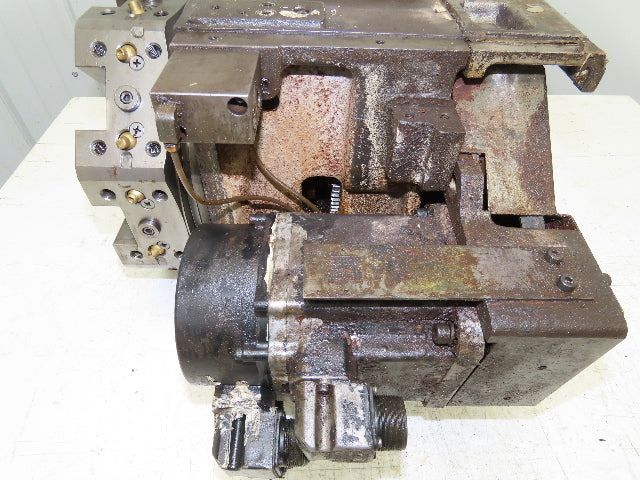 Okuma LU-15 CNC Lathe 8-Position Turret Tool Changer Servo Motor BL-MC50E-20T
