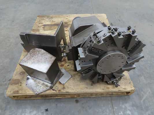 Okuma LU-15 CNC Lathe 12-Position Turret Tool Changer Servo Motor BL MC140E 30T