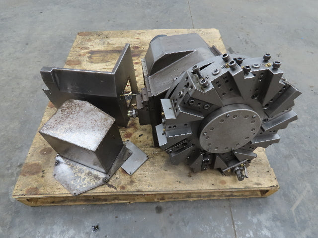 Okuma LU-15 CNC Lathe 12-Position Turret Tool Changer Servo Motor BL MC140E 30T