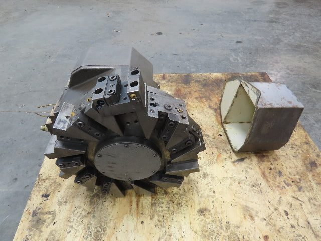 Okuma LU-15 CNC Lathe 12-Position Turret Tool Changer Servo Motor BL MC140J 30T