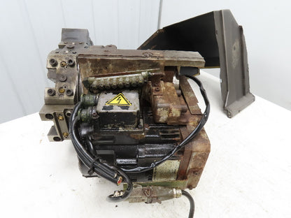 Okuma LU-15 CNC Lathe 8-Position Turret Tool Changer Servo BL-MS45E 30TN-A