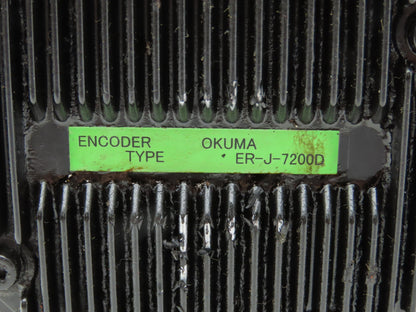 Okuma BL-MC200J-20SN-A AC Servo Motor 4kW 2000 Rpm 157V 3PH Encoder ER-J-7200D