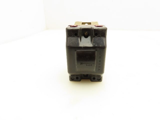 Hubbell 28526-000 Toggle Switch DPST 2 NO Contacts Crane Pendent Switch