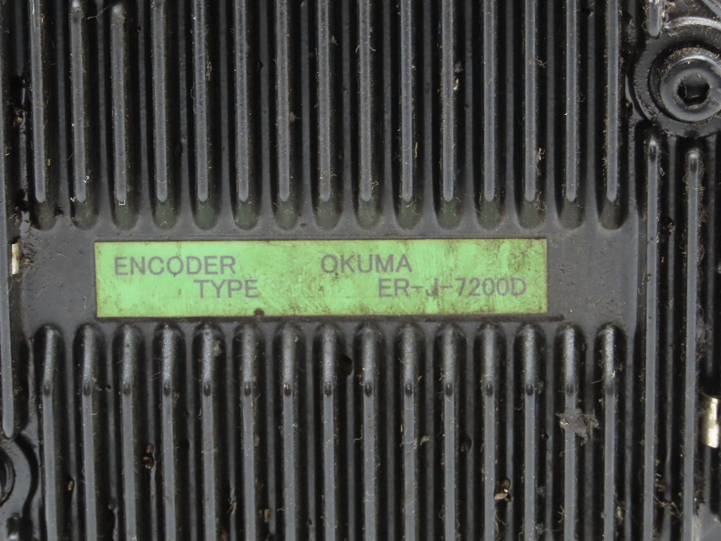 Okuma BL-MC300J-12SB Servo Motor 3.6KW 8P 1200RPM 141V 3PH Encoder ER-J7200D