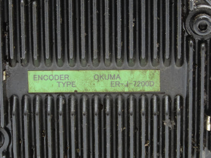 Okuma BL-MC300J-12SB Servo Motor 3.6KW 8P 1200RPM 141V 3PH Encoder ER-J7200D