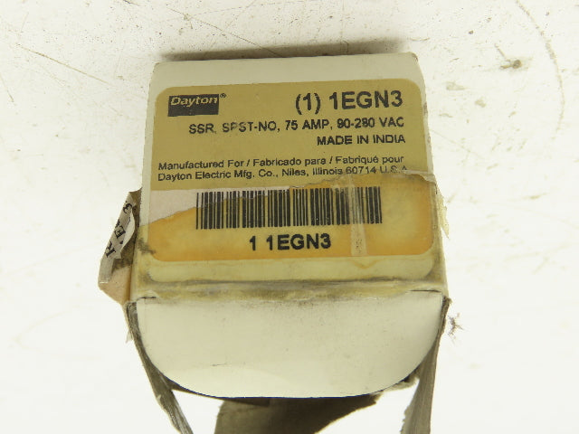 Dayton 1EGN3 Solid State Relay 48-480V 75A