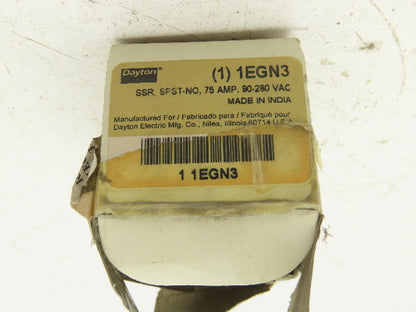 Dayton 1EGN3 Solid State Relay 48-480V 75A