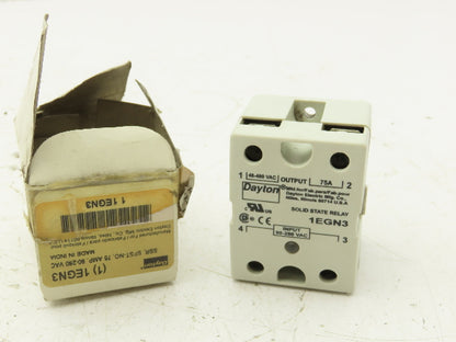 Dayton 1EGN3 Solid State Relay 48-480V 75A