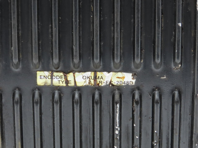 Okuma BL-MH201E-12S Servo Motor 2.4KW 6P 1200RPM 163V 3PH Encoder ER-FC-2048D