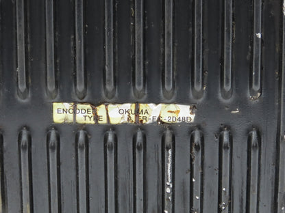 Okuma BL-MH201E-12S Servo Motor 2.4KW 6P 1200RPM 163V 3PH Encoder ER-FC-2048D