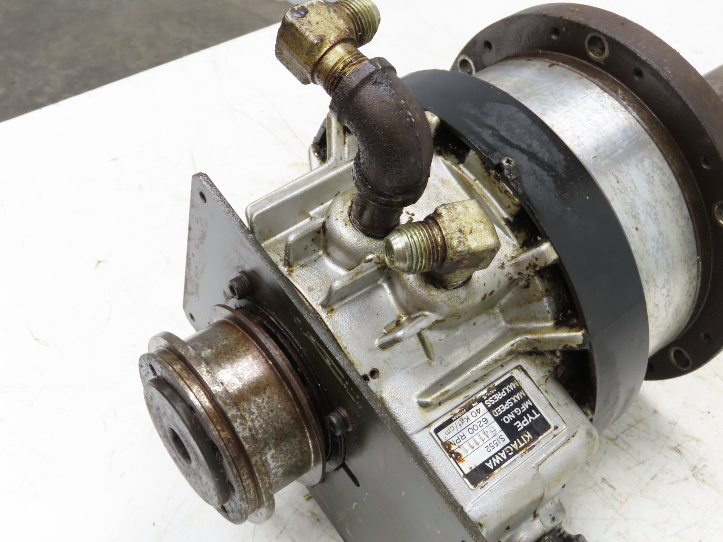 Kitagawa S1552 CNC Lathe Spindle Hydraulic Chuck Cylinder Actuator 6200 RPM