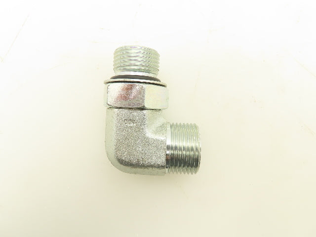 Parker 12 C50L0-S Seal-Lok Elbow Straight Thread Fitting 3/4x1-1/16"-12 Lot of 4