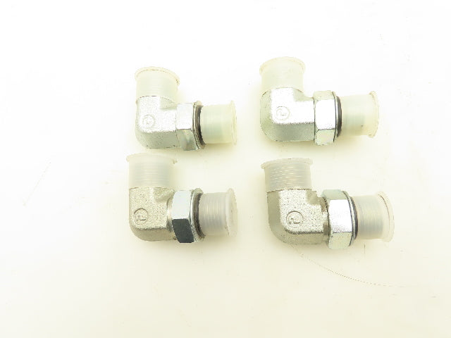 Parker 12 C50L0-S Seal-Lok Elbow Straight Thread Fitting 3/4x1-1/16"-12 Lot of 4