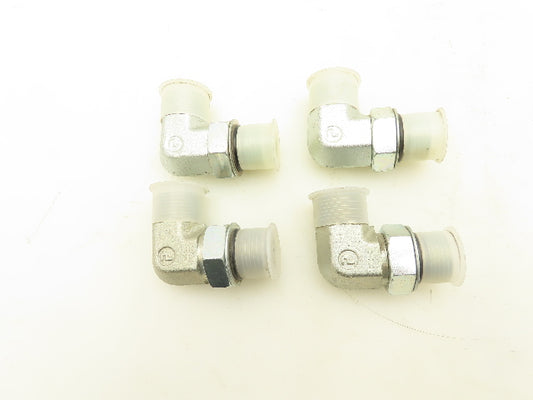 Parker 12 C50L0-S Seal-Lok Elbow Straight Thread Fitting 3/4x1-1/16"-12 Lot of 4