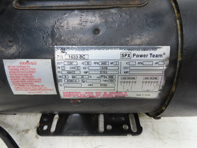Sunex 5240  40-Ton Hydraulic Press Power Unit SPX 2Hp 115V