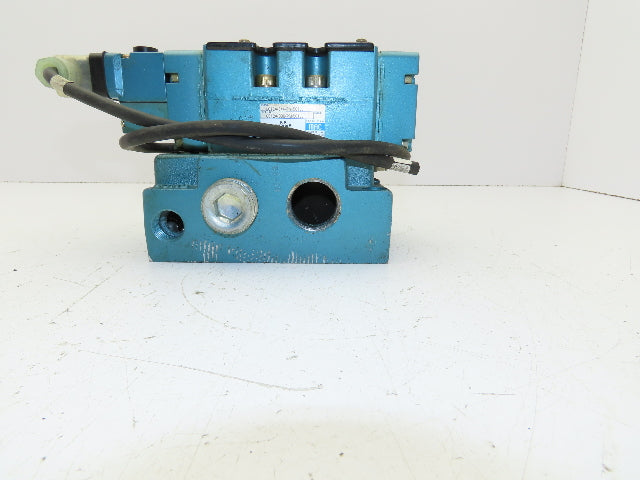 Mac 6612A-344-PM-501JJ Pneumatic Solenoid Valve 4/3 Pos 1" NPT 24VDC  PID-591JJ