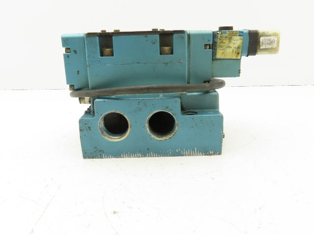 Mac 6612A-344-PM-501JJ Pneumatic Solenoid Valve 4/3 Pos 1" NPT 24VDC  PID-591JJ