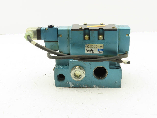 Mac 6612A-344-PM-501JJ Pneumatic Solenoid Valve 4/3 Pos 1" NPT 24VDC  PID-591JJ