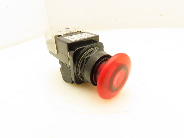 Siemens 52PX2DRAY 2 Position Illuminated LED Red Push-Pull Operator Button 24V