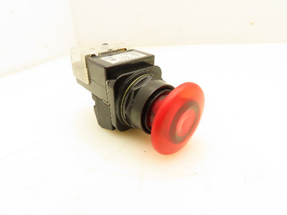 Siemens 52PX2DRAY 2 Position Illuminated LED Red Push-Pull Operator Button 24V