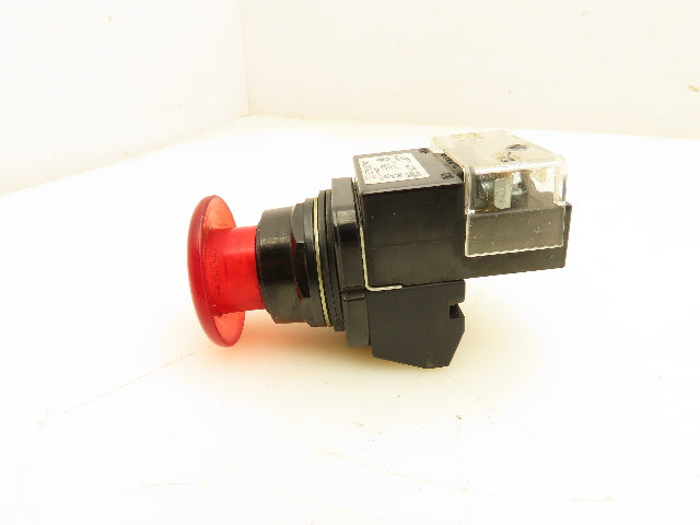 Siemens 52PX2DRAY 2 Position Illuminated LED Red Push-Pull Operator Button 24V