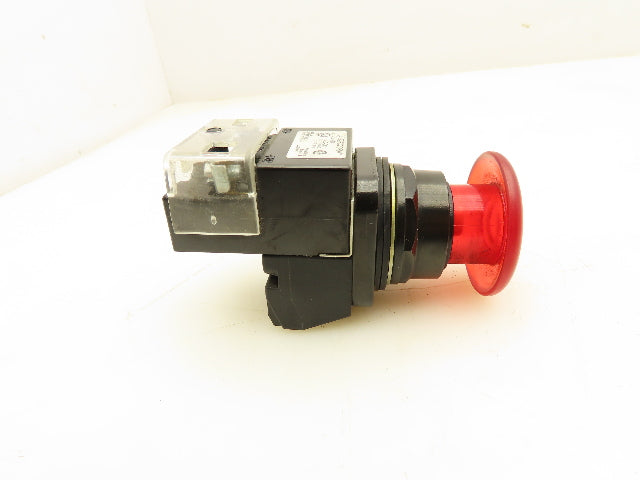 Siemens 52PX2DRAY 2 Position Illuminated LED Red Push-Pull Operator Button 24V