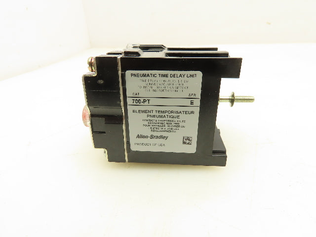 Allen Bradley 700-PT Pneumatic Time Delay Relay Unit 0.1 to 60.0 sec