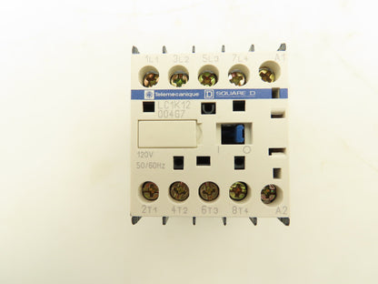 Schneider Electric LC1K12004G7 Motor Starter IEC Contactor 20A 690V 120V Coil