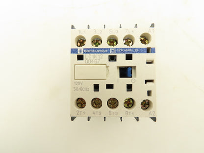 Schneider Electric LC1K12004G7 Motor Starter IEC Contactor 20A 690V 120V Coil