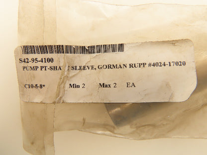 Gorman-Rupp 4024-17020 Pump Shaft Sleeve 3/4" ID 2-3/16" Length