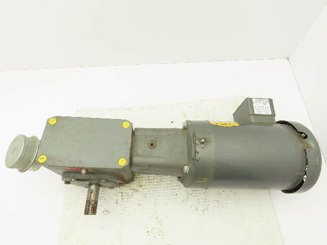 Baldor VM3558T Gearmotor 2HP 15:1 Reducer 115 RPM LH 1225"lbs 145TC 460V 3PH
