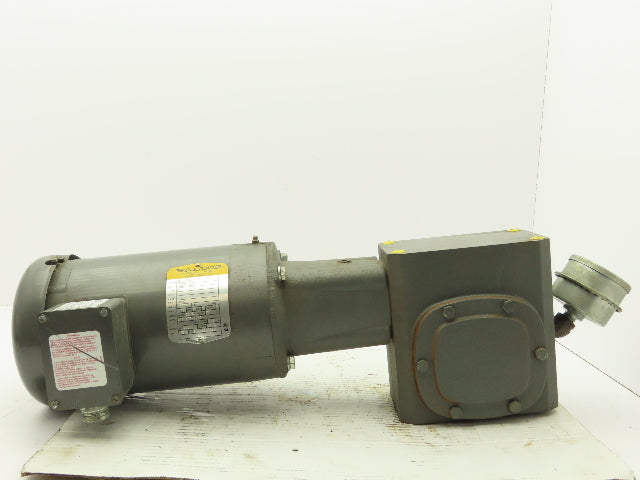 Baldor VM3558T Gearmotor 2HP 15:1 Reducer 115 RPM LH 1225"lbs 145TC 460V 3PH