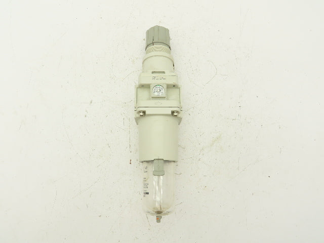 SMC AW60-N06-Z-B Compressed Air Line Filter Regulator 7-125 PSI 3/4" NPT