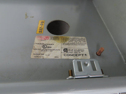 Hoffman C-SD363610 Concept Electrical Enclosure Control Panel 36x36x10"