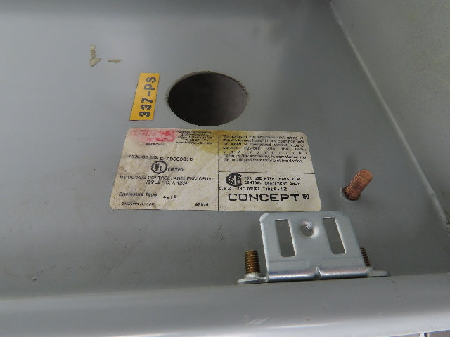 Hoffman C-SD363610 Concept Electrical Enclosure Control Panel 36x36x10"