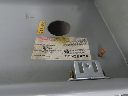 Hoffman C-SD363610 Concept Electrical Enclosure Control Panel 36x36x10"
