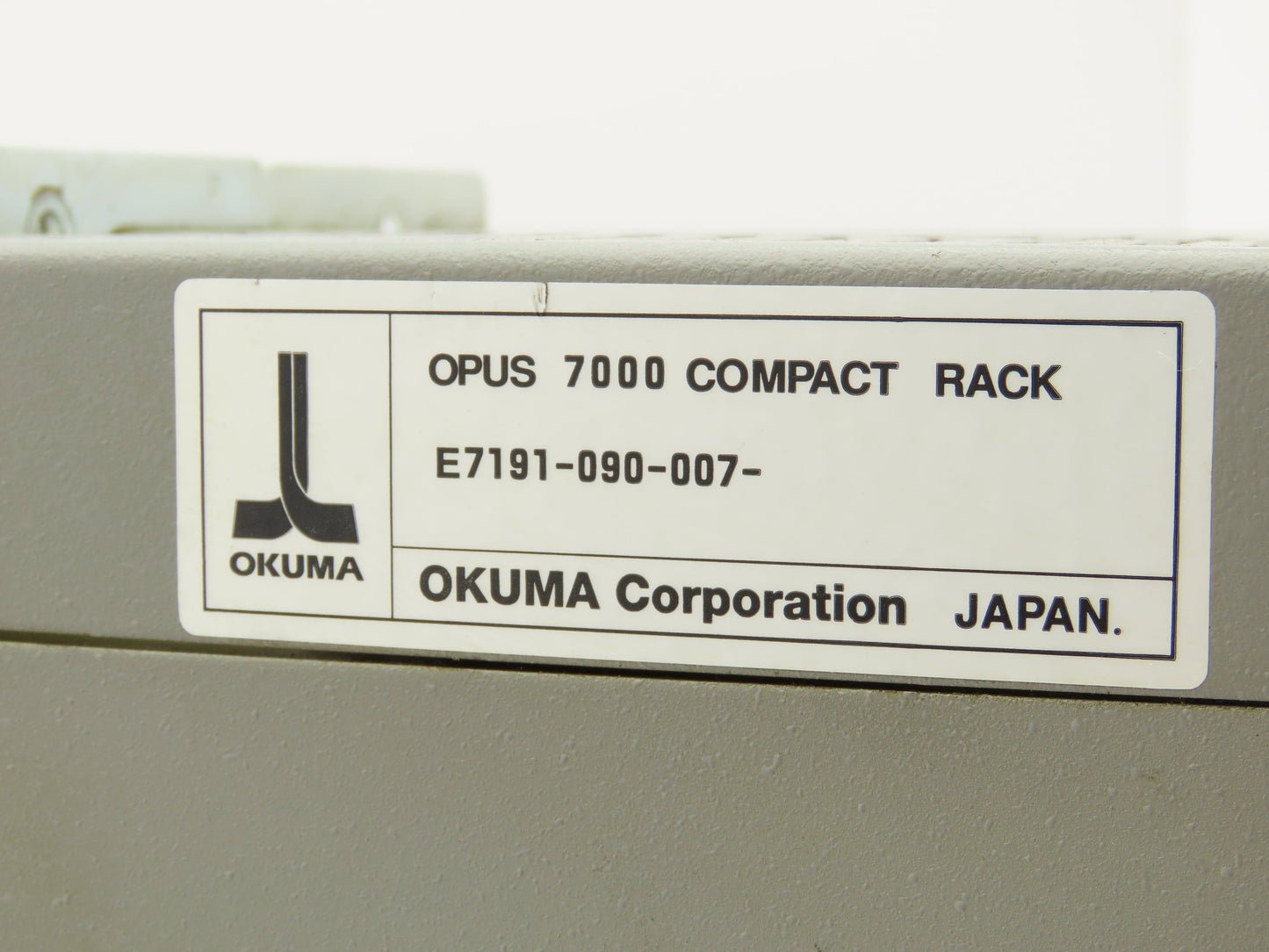 Okuma E7191-090-007 Opus7000 Docking Compact Rack Chassis W/Mother Boards