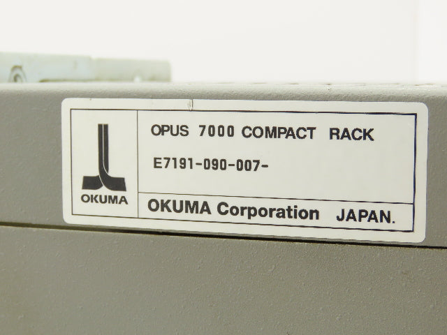 Okuma E7191-090-007 Opus7000 Docking Compact Rack Chassis W/Mother Boards