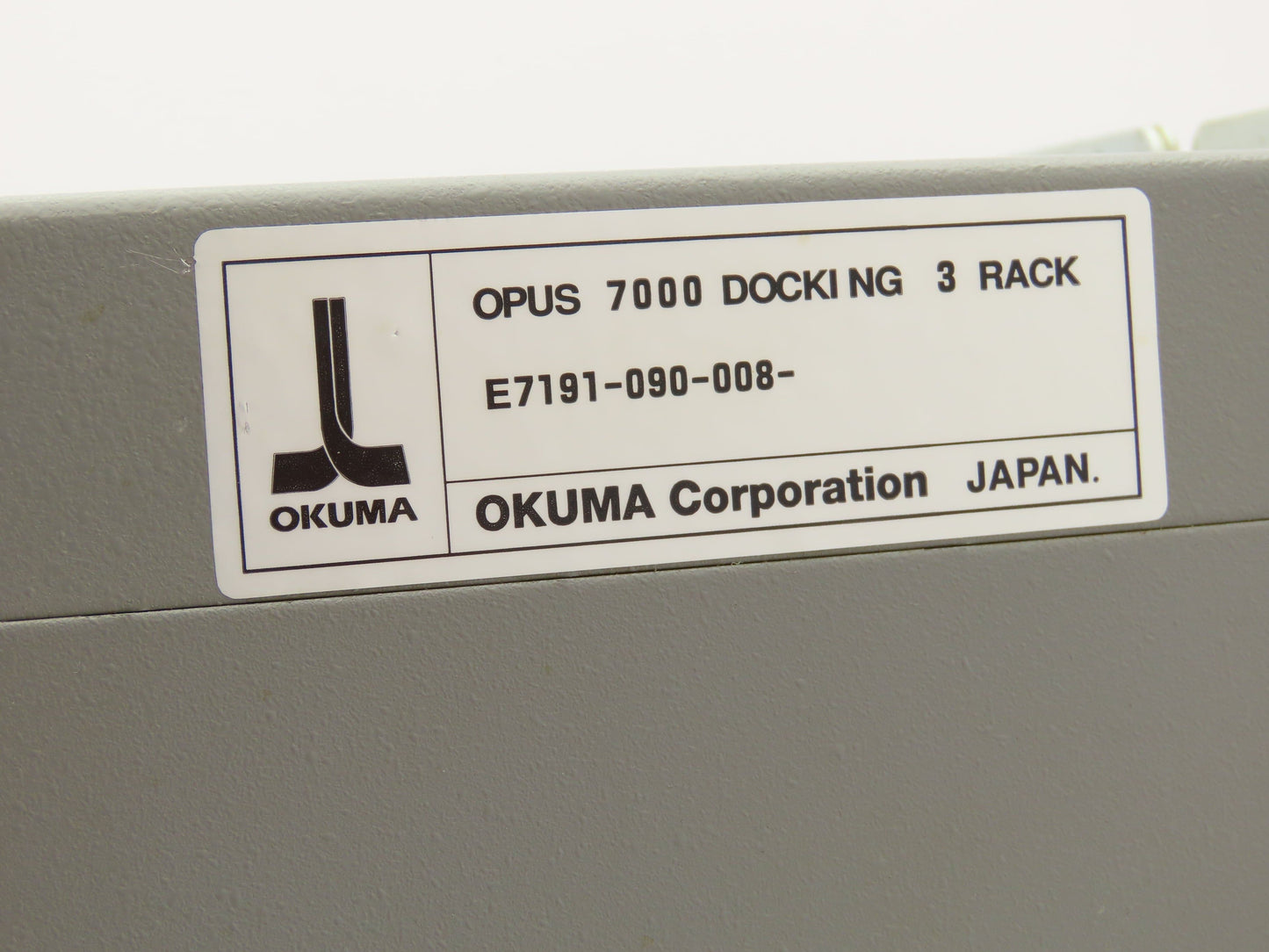 Okuma E7191-090-007 Opus7000 Docking Compact Rack Chassis W/Mother Boards